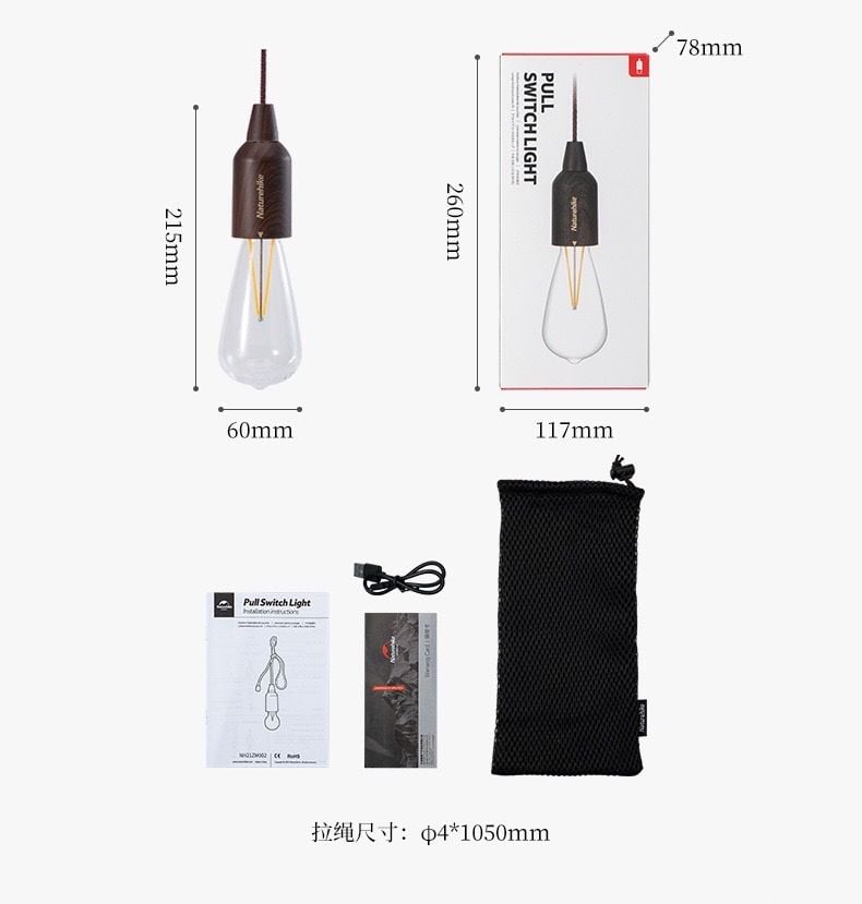 Đèn trang trí lều trại Naturehike NH21ZM002 phong cách Vintage