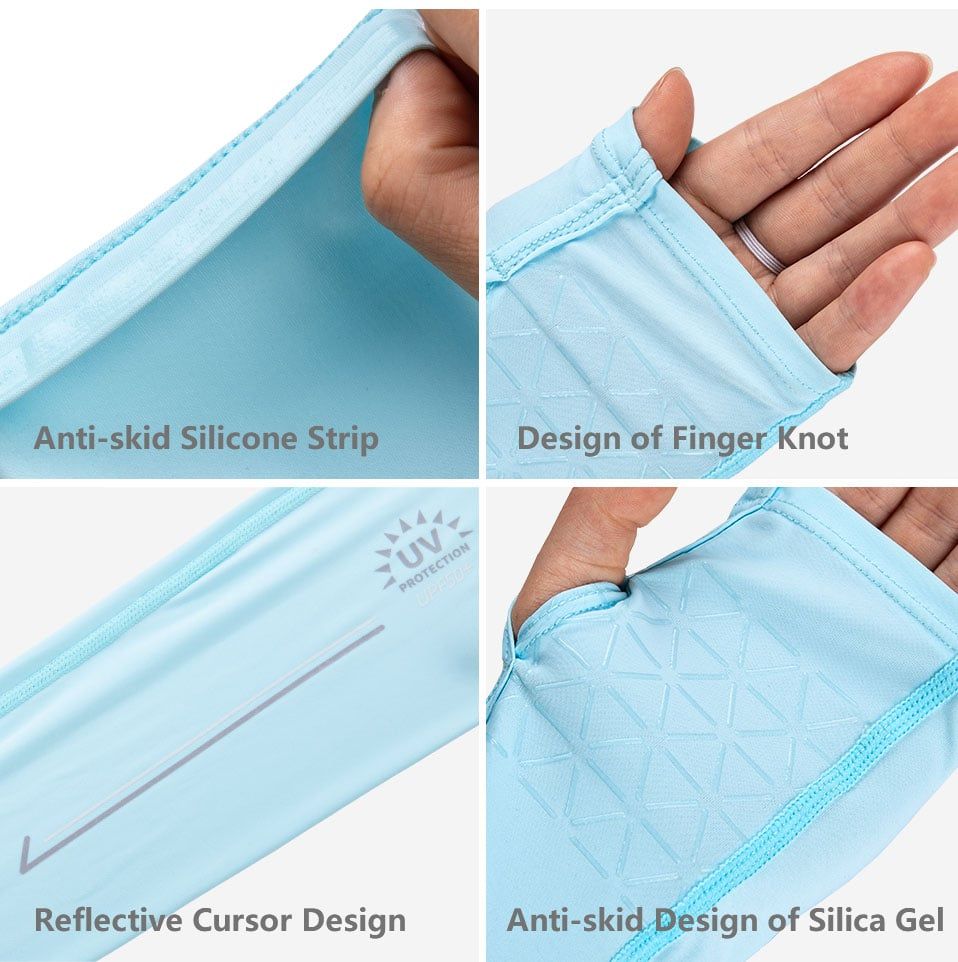 Găng tay chống nắng xỏ ngón đa năng NatureHike NH19X004-T