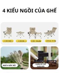 Ghế xếp thư giãn đa năng Naturehike CNK2350JJ011