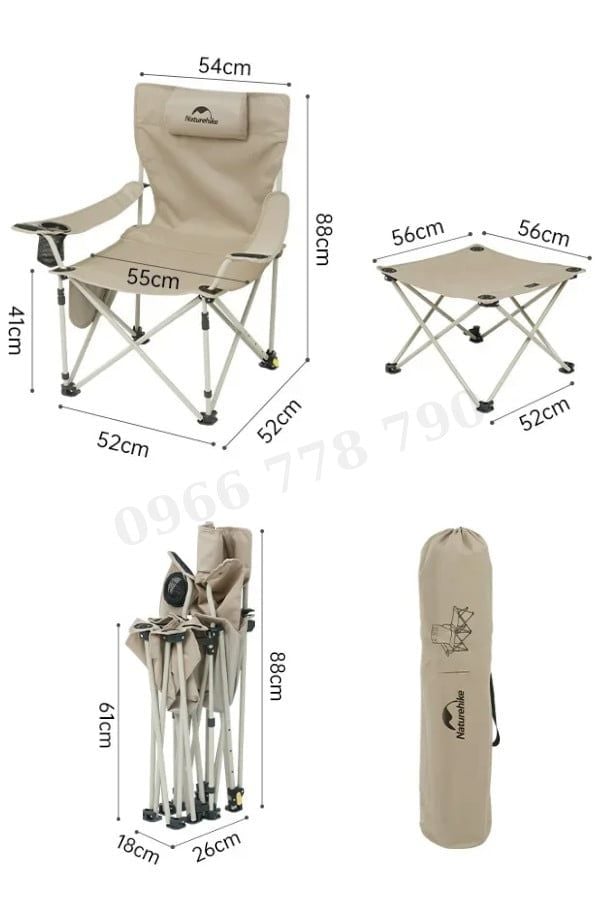 Ghế xếp thư giãn đa năng Naturehike CNK2350JJ011