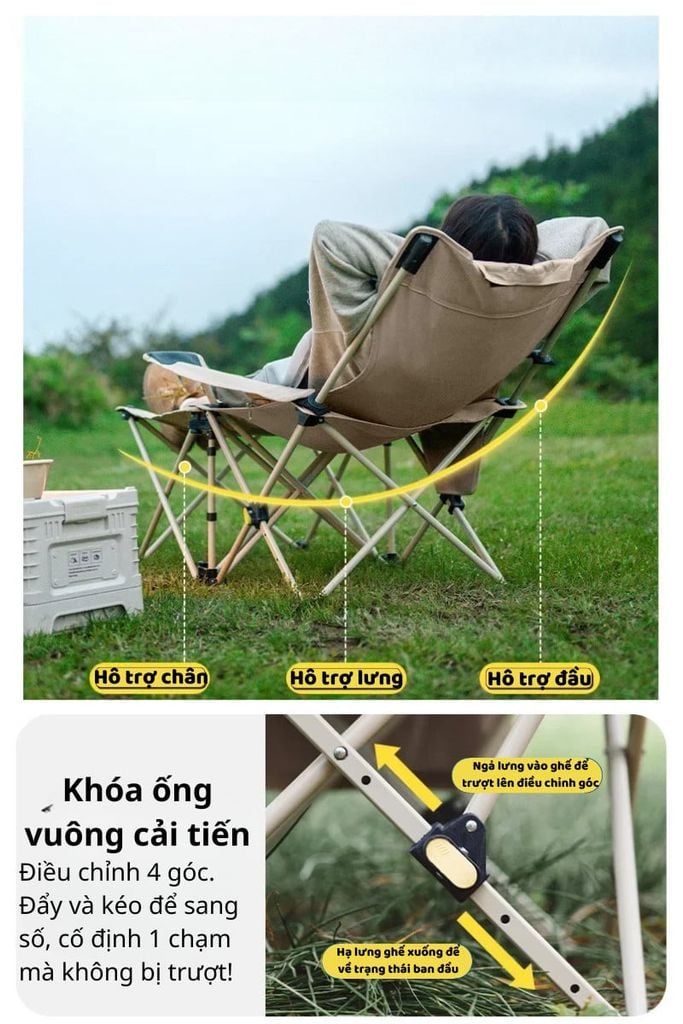 Ghế xếp thư giãn đa năng Naturehike CNK2350JJ011
