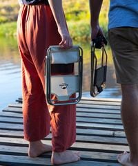 Ghế xếp inox có lưng tựa, gấp gọn siêu nhẹ NatureHike NH18M001-Z