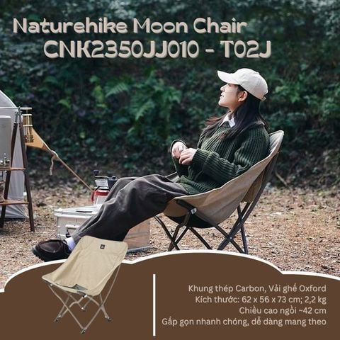 Ghế xếp Moon Chair Naturehike CNK2350JJ010 du lịch, cắm trại