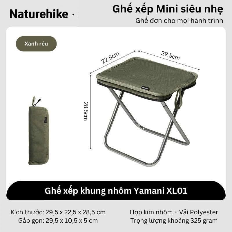 Ghế xếp mini di chuyển đường dài Naturehike CNK2550JJ011