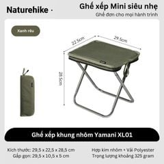 Ghế xếp mini di chuyển đường dài Naturehike CNK2550JJ011