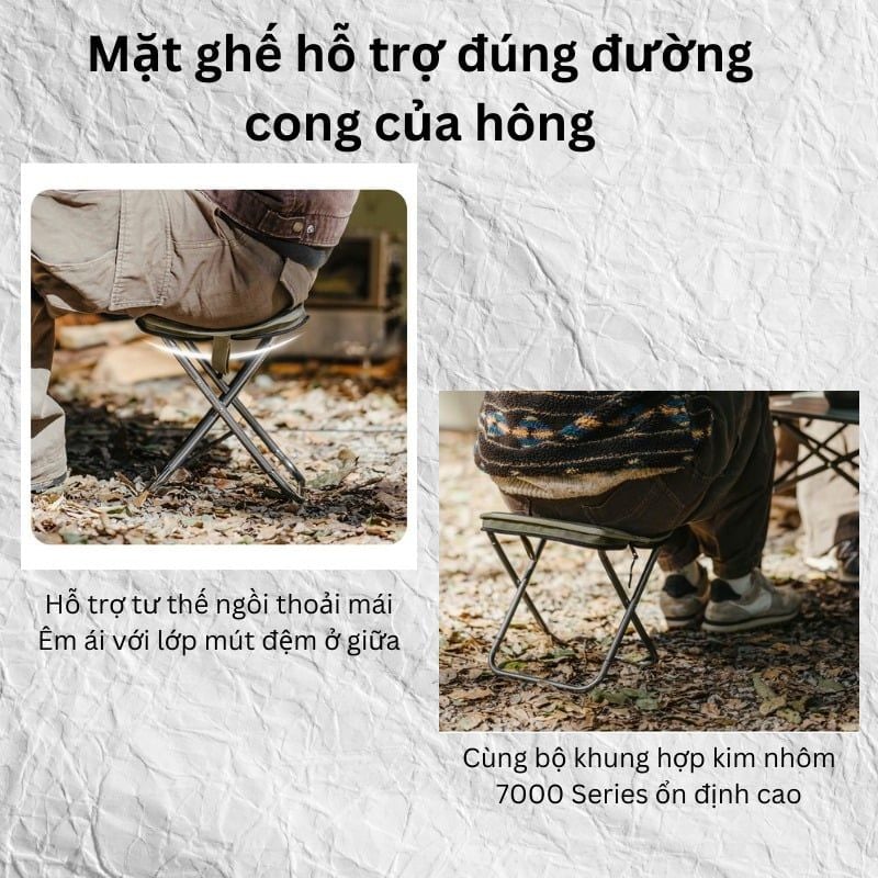 Ghế xếp mini di chuyển đường dài Naturehike CNK2550JJ011