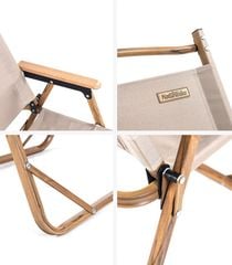 Ghế xếp thư giãn đi du lịch có lưng tựa NatureHike NH19Y002-D