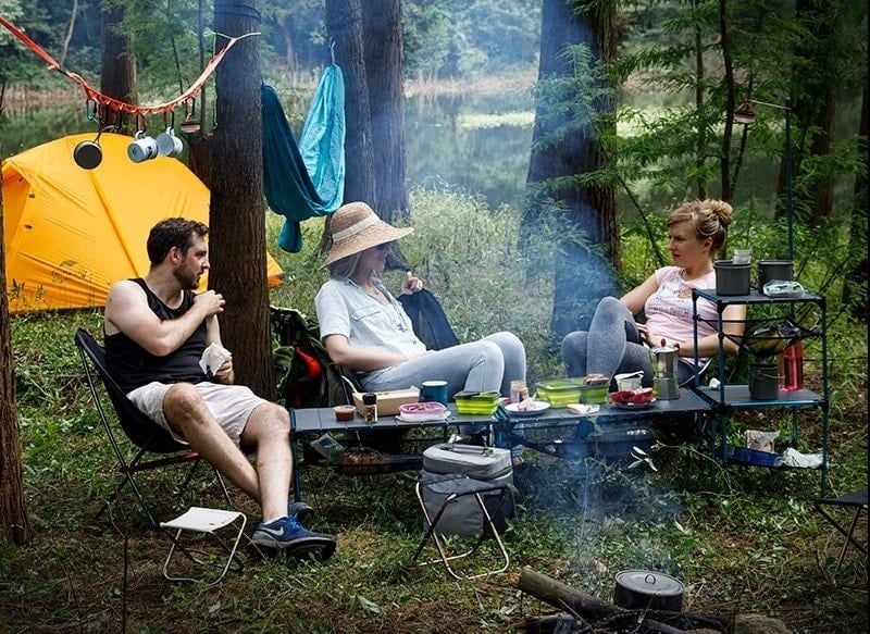 Giá kệ để đồ dùng cắm trại, picnic gấp gọn NatureHike NH18Z003-Z