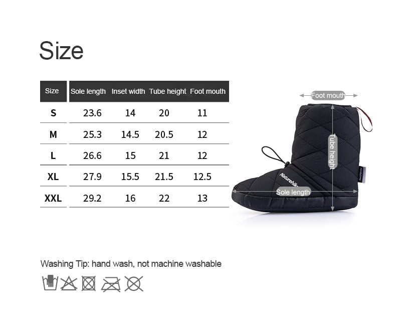 Giày đi tuyết Naturehike NH19FS015 SH02 gấp gọn tiện lợi