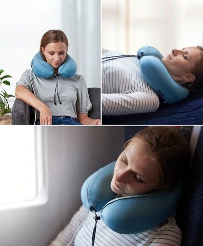 Gối chữ U đi du lịch Massage cổ, chống nhức mỏi NatureHike NH18Z060-T