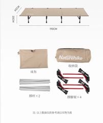 Gường gấp du lịch 4 chân Naturehike NH20JJ021