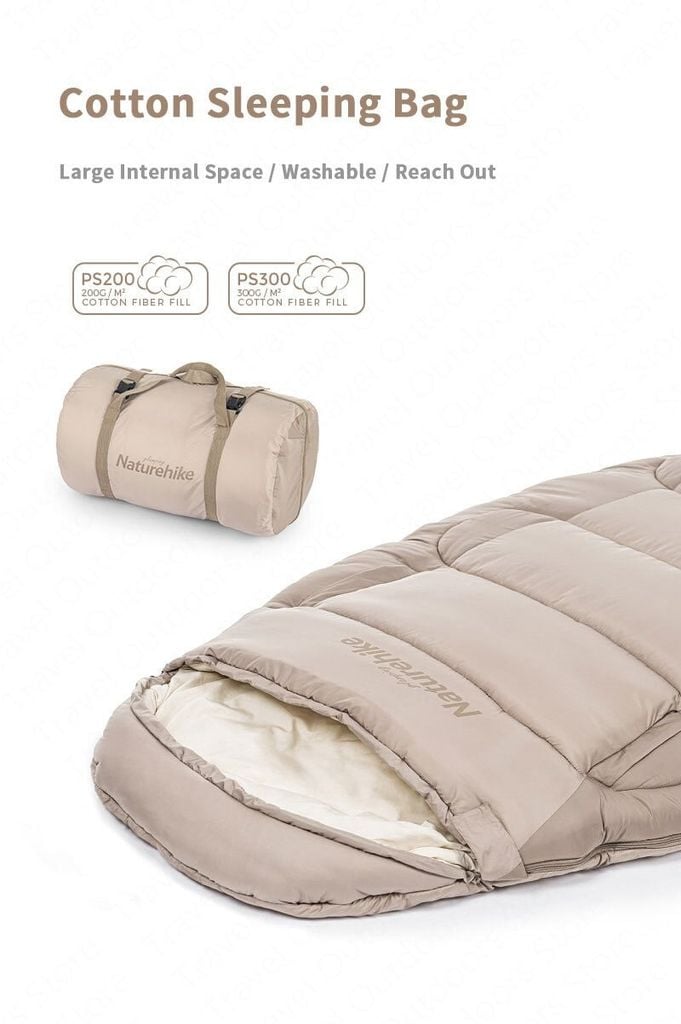 Túi ngủ Cotton Glamping Naturehike NH20MSD03/CNK2350WS026
