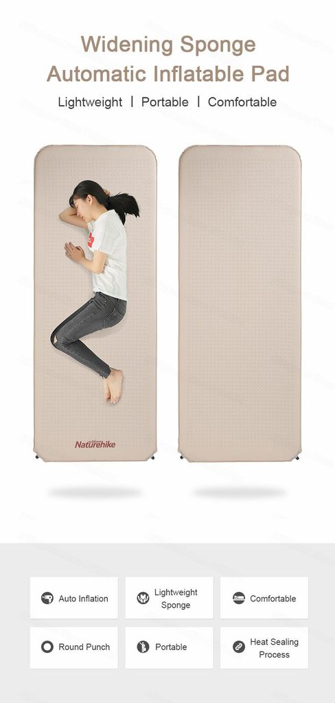 Nệm hơi tự phồng Naturehike NH20DZ002|6CM