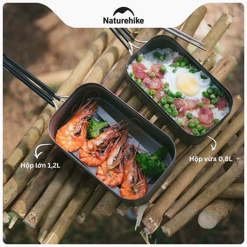 Hộp cơm dã ngoại Titanium Naturehike CNH22CJ010