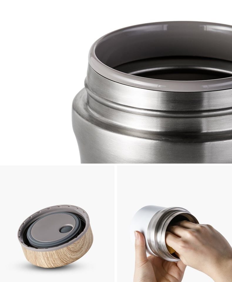 Hộp đựng thức ăn giữ nhiệt inox nhỏ gọn NatureHike NH18M010-G