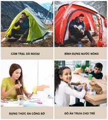 Hộp đựng thức ăn giữ nhiệt inox nhỏ gọn NatureHike NH18M010-G