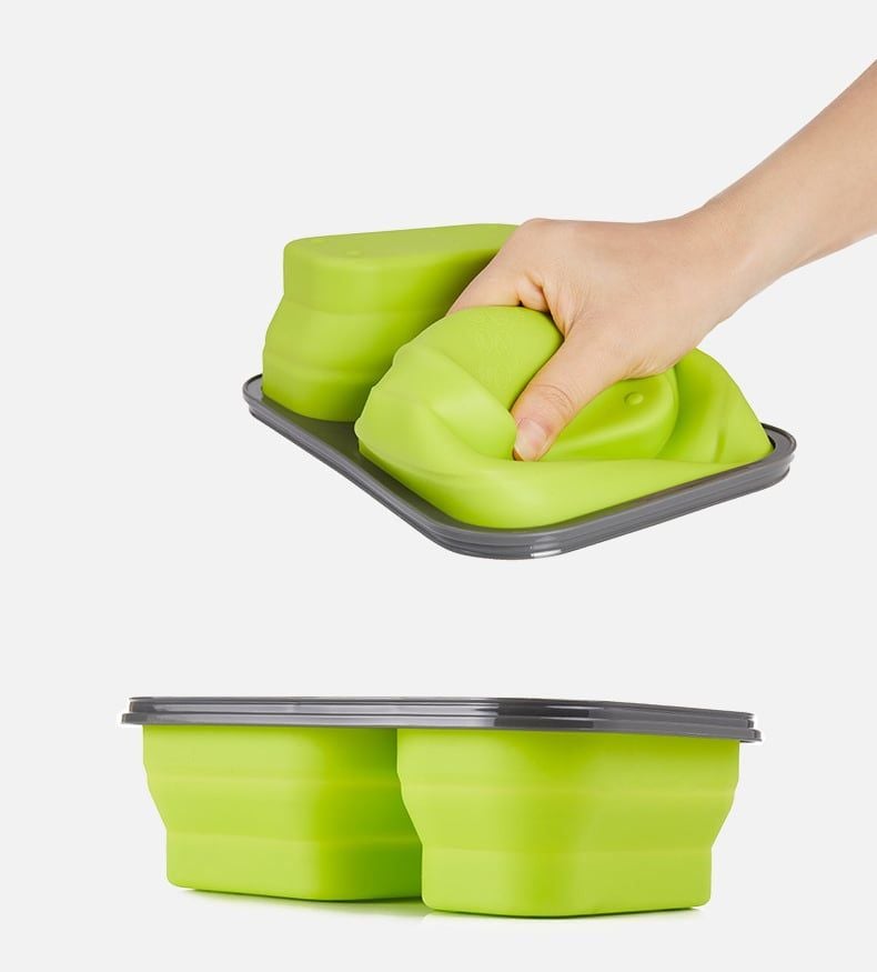 Hộp đựng thức ăn nhiều ngăn gấp gọn, chịu nhiệt NatureHike NH18G001-J