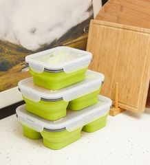 Hộp đựng thức ăn nhiều ngăn gấp gọn, chịu nhiệt NatureHike NH18G001-J