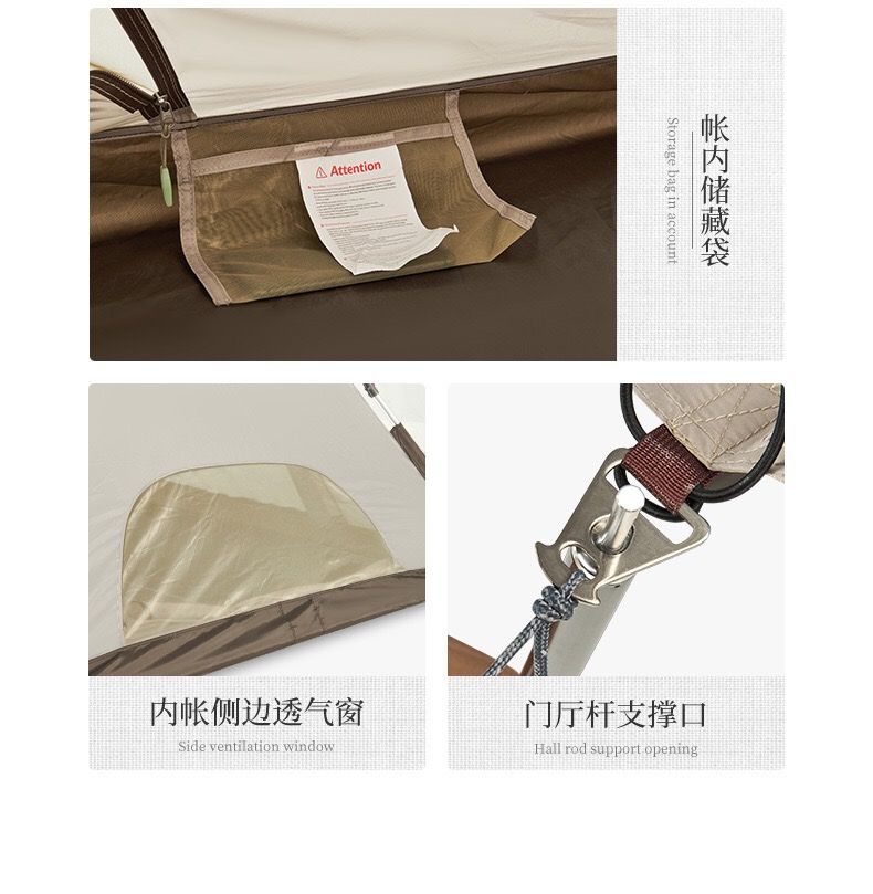 Lều kim tự tháp Naturehike CNH22ZP010 cho 04 người
