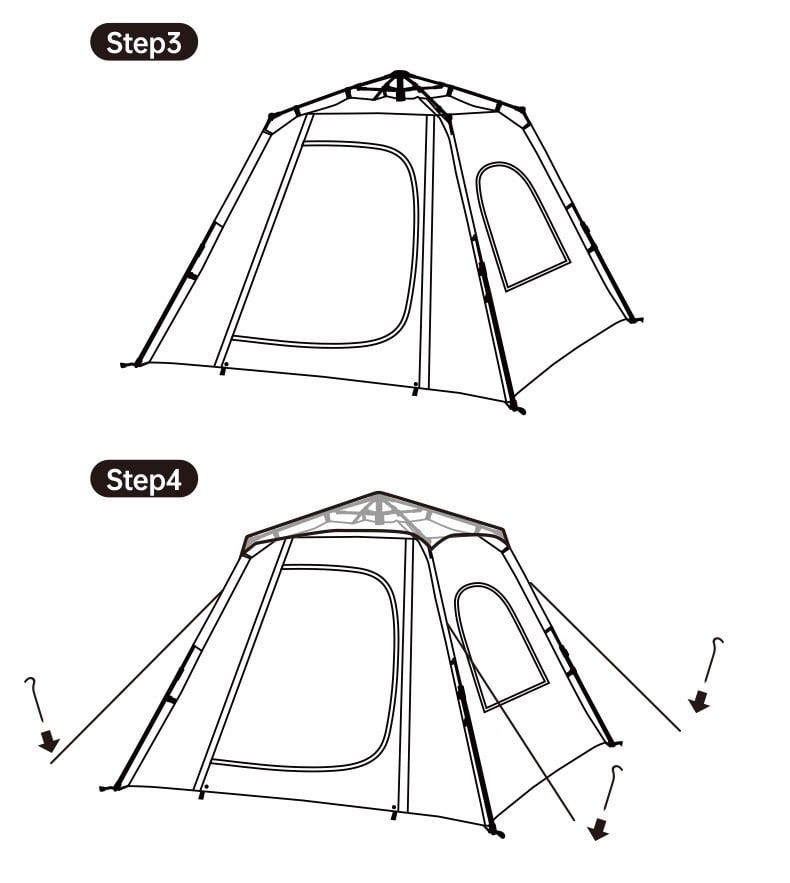 Lều Glamping tự bung Naturehike NH21ZP010 2022