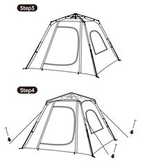 Lều Glamping tự bung Naturehike NH21ZP010 2022
