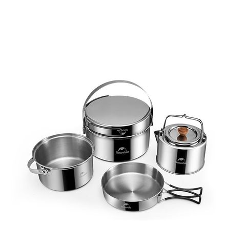 Bộ nồi Inox 3 trong 1 Naturehike NH22CJ005