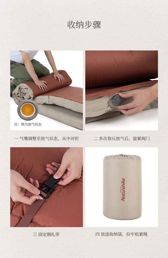 Đệm hơi du lịch, đệm hơi Glamping Naturehike NH20FCD08