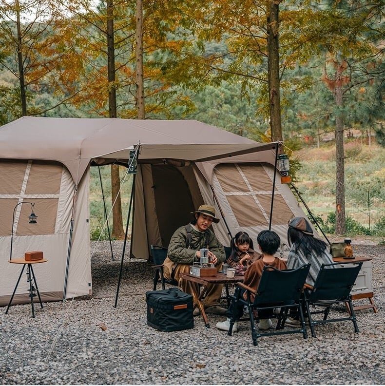 Mẫu lều 3 gian Naturehike Glamping CNH22ZP021 - Village 17