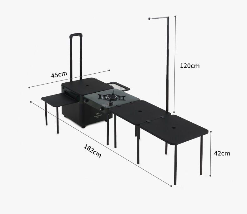 Bộ bàn bếp cắm trại đa năng Naturehike Glamping CNH22CJ013