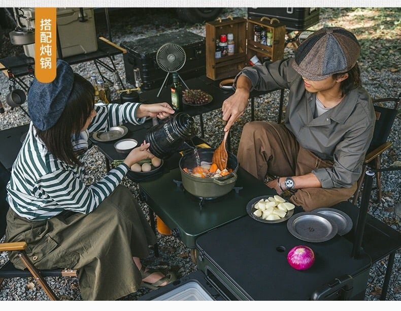 Bộ bàn bếp cắm trại đa năng Naturehike Glamping CNH22CJ013