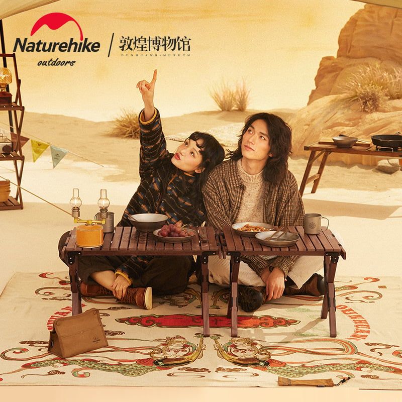 Bàn Glamping Naturhike NH21JJ001-2 từ Gỗ óc chó (BST Đôn Hoàng)
