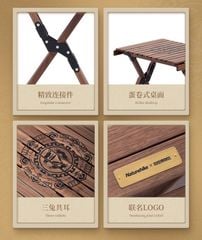 Bàn Glamping Naturhike NH21JJ001-2 từ Gỗ óc chó (BST Đôn Hoàng)