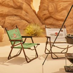 Ghế xếp vân gỗ Naturehike NH19Y002D-2 - Con Đường Tơ Lụa Glamping