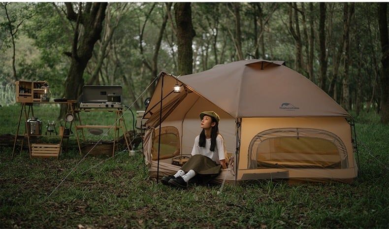Lều nấm Glamping Naturehike NH21ZP001 cho khoảng 4 người