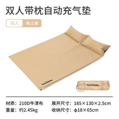 Đệm tự bơm hơi đơn - đôi Naturehike NH15Q002-D và NH18Q010-D
