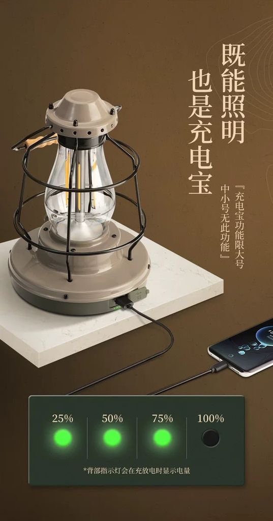 Đèn treo lều Naturehike Glamping NH21ZM010 Vintage