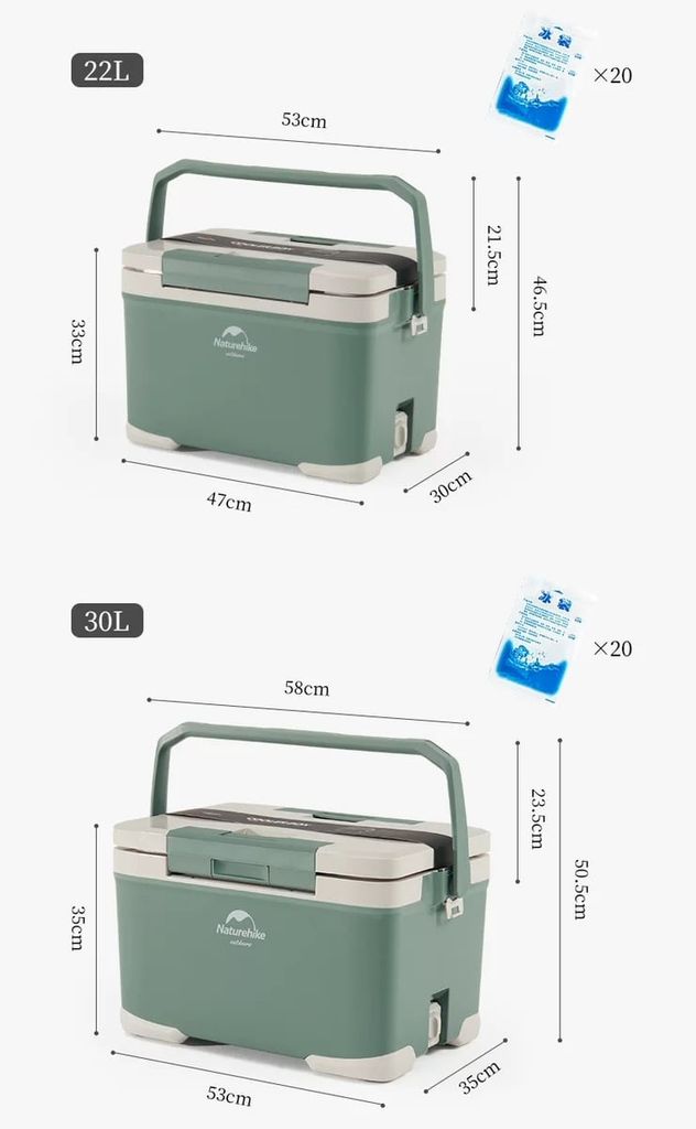 Thùng bảo quản lạnh Naturehike NH21SNX05