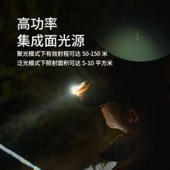 Đèn pin kẹp mũ siêu sáng Naturehike NH21ZM013