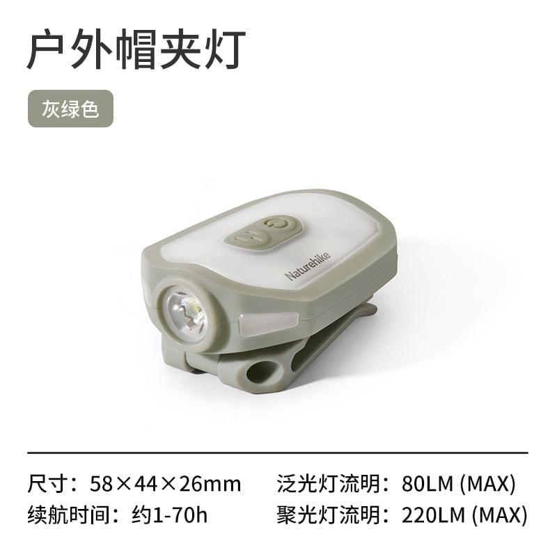 Đèn pin kẹp mũ siêu sáng Naturehike NH21ZM013