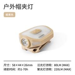Đèn pin kẹp mũ siêu sáng Naturehike NH21ZM013