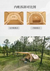 Hầm lều Glamping Naturehike NH22ZP010 chính hãng