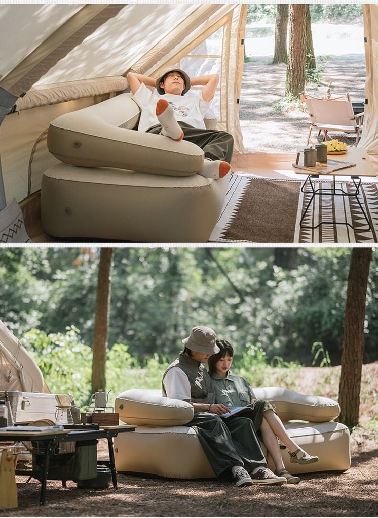 Sofa hơi cắm trại Naturehike Glamping NH22FCD06