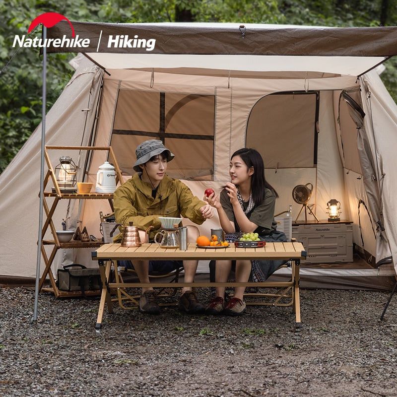 Bàn nhôm cắm trại Naturehike NH22JU007 dài 120 x 60 cm