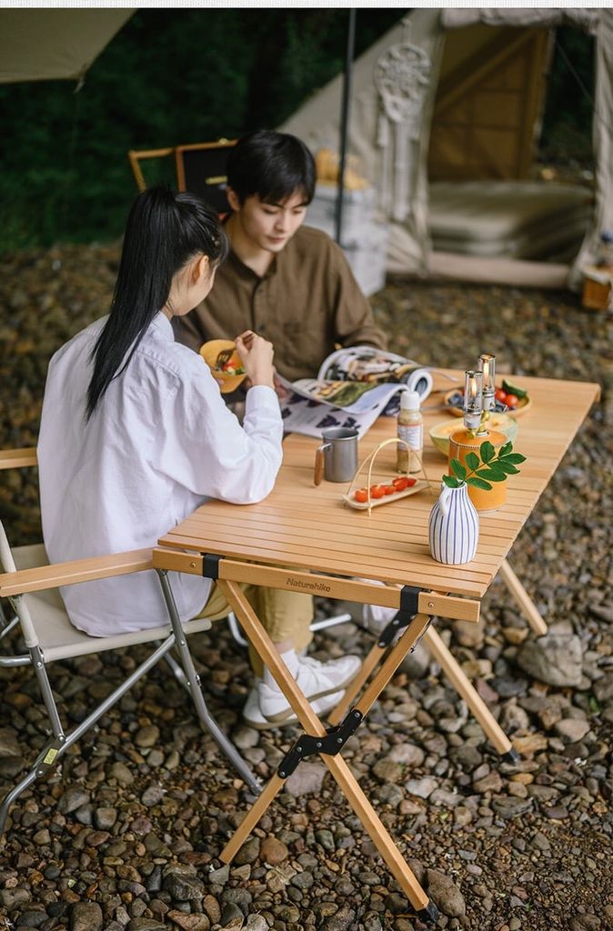 Bàn gỗ sồi Naturehike NH19JJ009 - Bàn cao 70 cm
