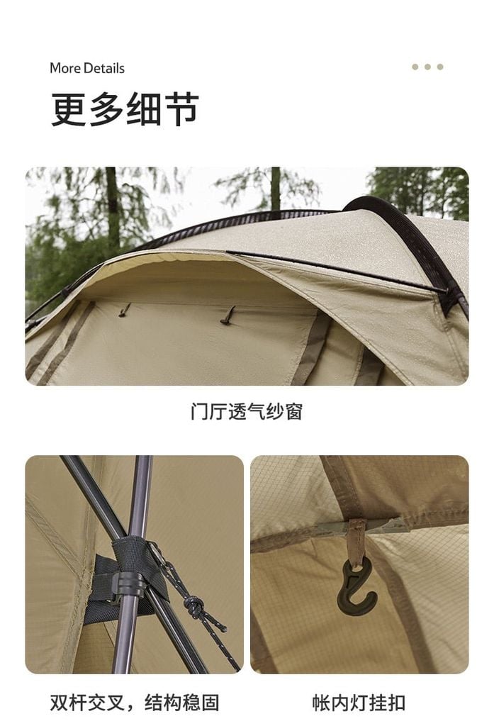 Lều Glamping dành cho 04 người Naturehike NH22YW005