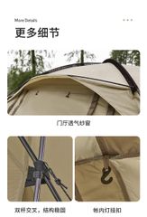 Lều Glamping dành cho 04 người Naturehike NH22YW005