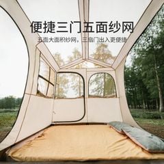 Lều Naturehike Glamping NH21ZP009-2 - Village 5.0 nâng cấp 2022
