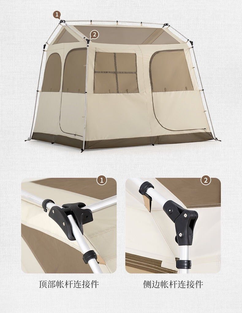 Lều Naturehike Glamping NH21ZP009-2 - Village 5.0 nâng cấp 2022