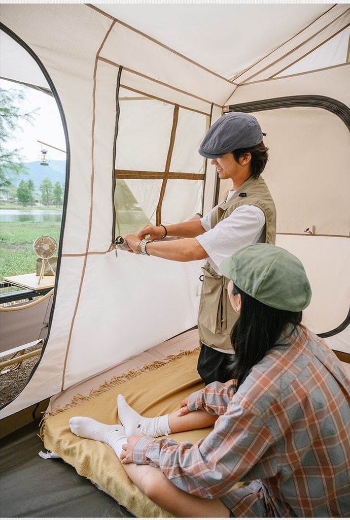 Lều Naturehike Glamping NH21ZP009-2 - Village 5.0 nâng cấp 2022