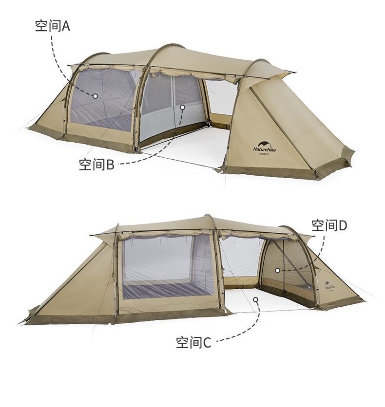 Hầm lều cho 04 người Naturehike NH22YW004 - Siêu Vip
